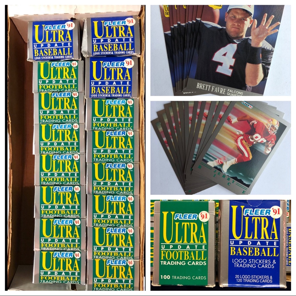 Sports Cards - football/baseball/Favre/Rice/etc.